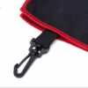 Cuetec Microfiber billiard towel clip detail