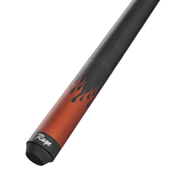 Rage Black Flames Cue with Black Linen Wrap - Image 3