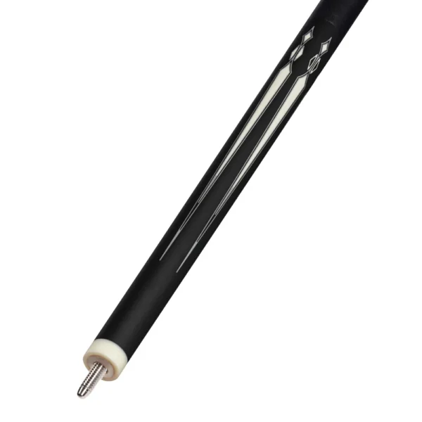 Energy By Players Matte B/W with Silver Cue with Black Linen Wrap - Image 4