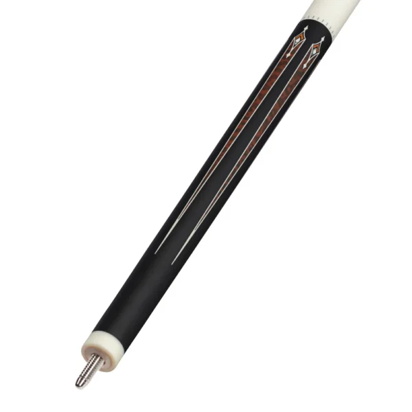 Energy By Players Matte White/Black with Thuya Burl Wrapless Cue - Image 4