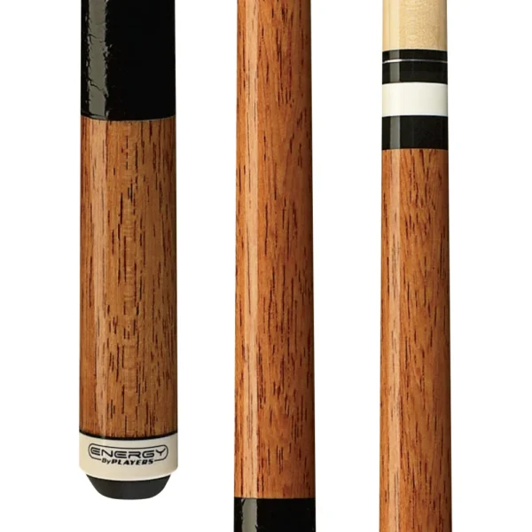 Energy By Players Walnut Gloss Cue with Simulated Leather Wrap