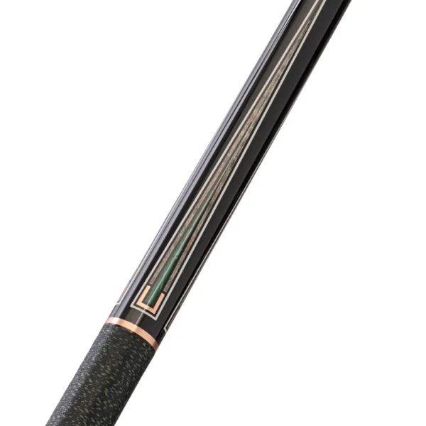 Lucasi Custom Art Deco Rose Gold & Malachite Cue - Image 5