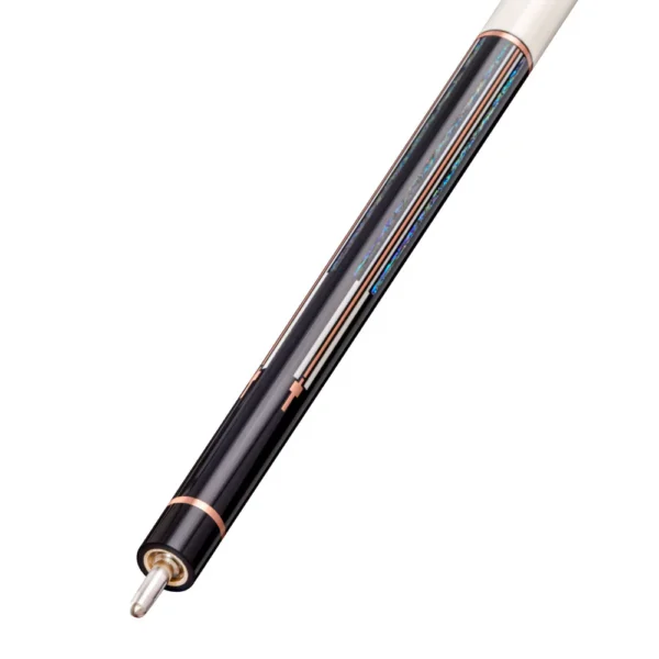 Lucasi Custom Art Deco Rose Gold & Mother-of-Pearl Cue - Image 4