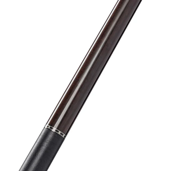 Lucasi Custom Black Palm & Bocote/White Recon Cue with Black Linen Wrap - Image 5