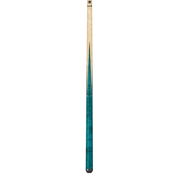 Lucasi Custom Teal Maple Sneaky Pete Wrapless Cue - Image 2