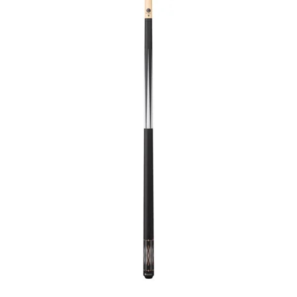 Lucasi Hybrid Matte Charcoal/Imitation Bone & Rose Gold Inlays Cue/ Black Wrapless Handle - Image 2