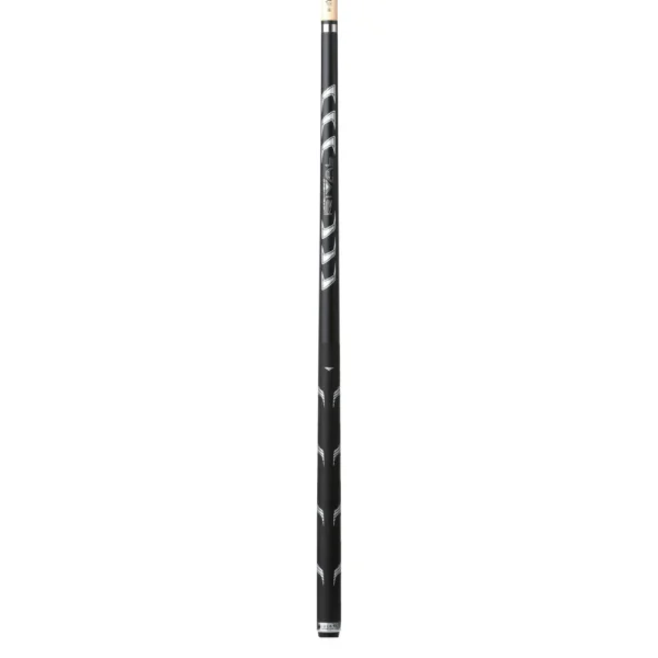 Lucasi Hybrid Rival Black & Metallic Silver Matte Finish Cue with Rival G5 Grip - Image 2