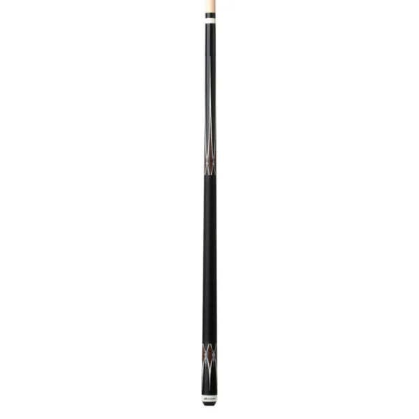 Players Black & Snakewood Cue with Black Linen Wrap - Image 2