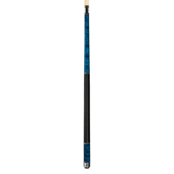 Players Blue Birdseye Cue with Black Linen Wrap - Image 3