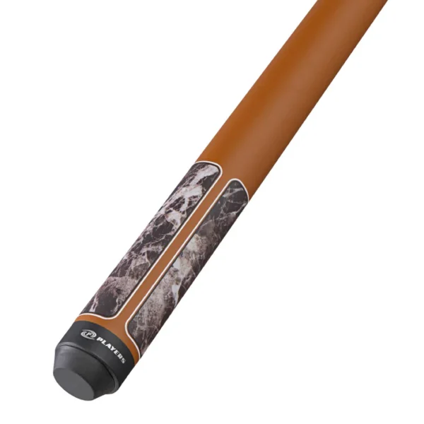 Players Brown Marble with Matte Brown Wrapless Cue - Image 4