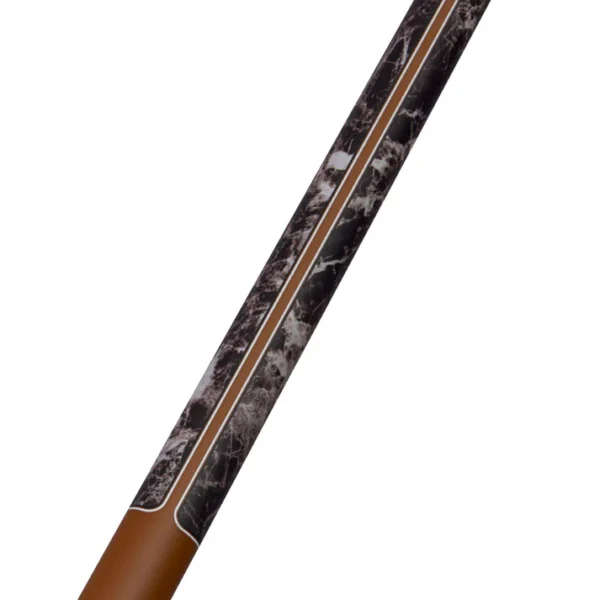 Players Brown Marble with Matte Brown Wrapless Cue - Image 2