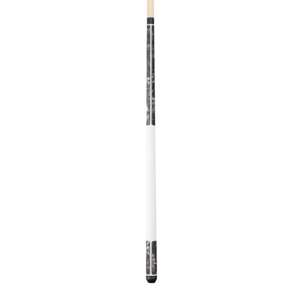 Players Brown Marble with Matte White Wrapless Cue - Image 2