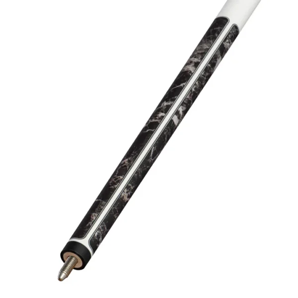 Players Brown Marble with Matte White Wrapless Cue - Image 4