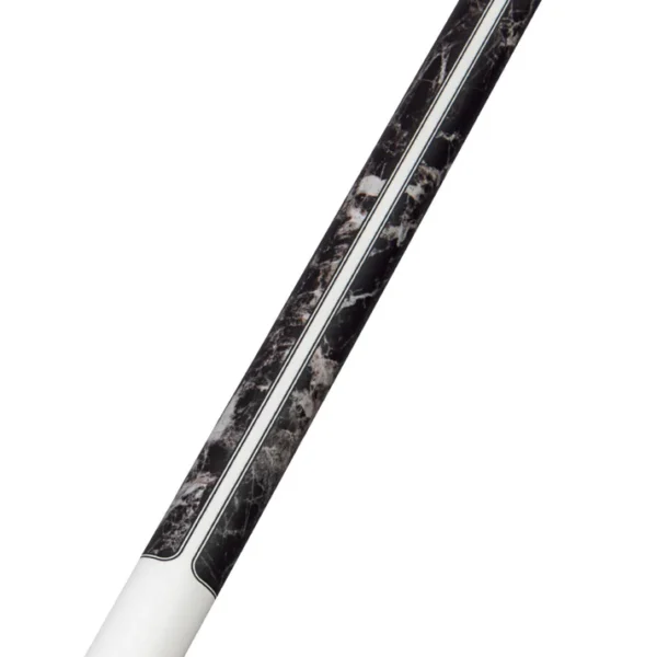 Players Brown Marble with Matte White Wrapless Cue - Image 5