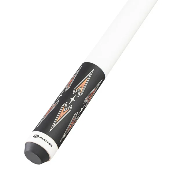 Players Matte Black & White Wrapless Cue - Image 3