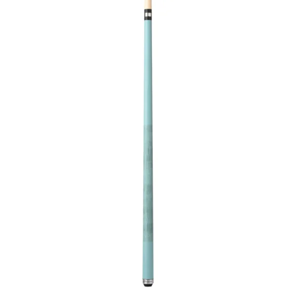 Players Sky Blue Matte Cue with Embossed Leather Wrap - Image 3