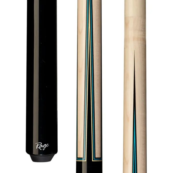 Rage Black/Blue Sneaky Pete Wrapless Cue