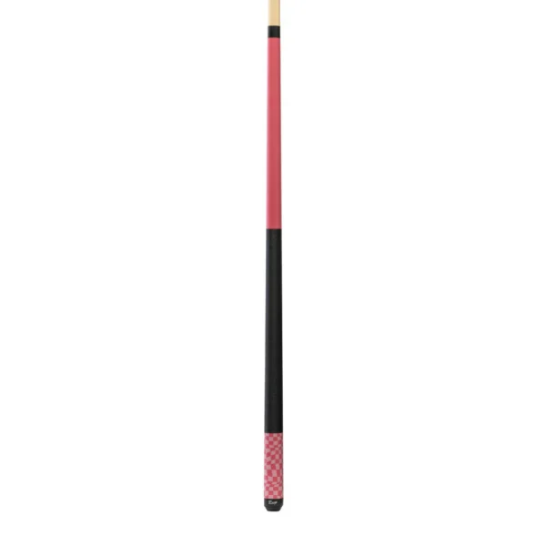 Rage Dark Fuchsia Checker Flag Cue with Black Linen Wrap - Image 2