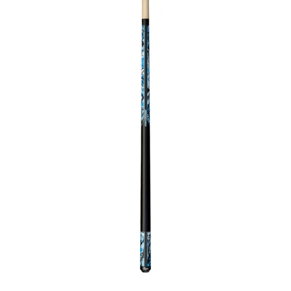 Rage Matte Blue Poison Oak Camo Wrapless Cue - Image 2