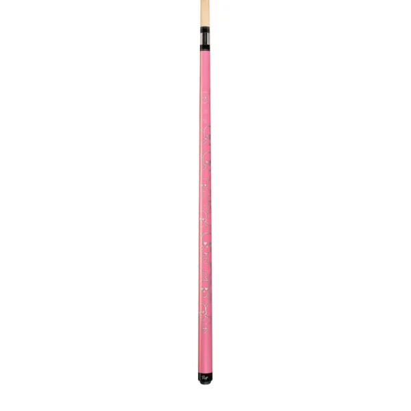 Rage Pink Cotton Candy Skull Wrapless Cue - Image 2