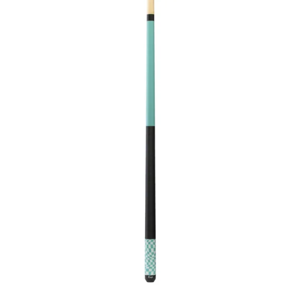 Rage Sky Blue Checker Flag Cue with Black Linen Wrap - Image 3