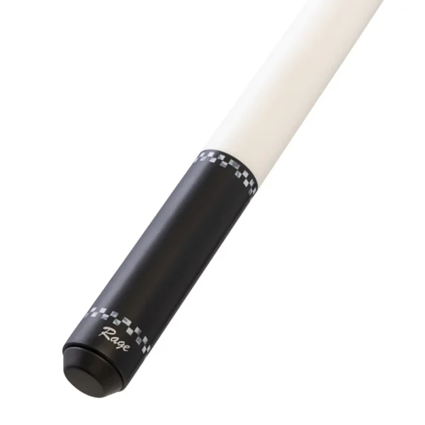 Rage White Checkers Wrapless Cue - Image 4