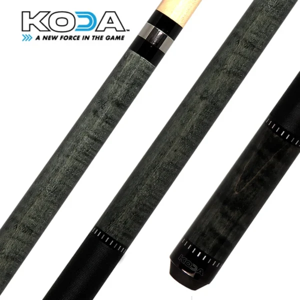 KODA Grey-Stained Maple with Linen Wrap Pool Cue