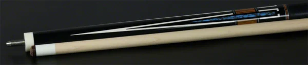 KODA Black with Cocobolo and Blue Recon Graphic Pool Cue - Image 4